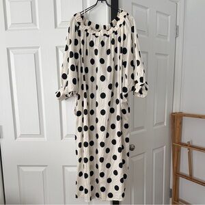 Zara Midi Polka Dot Dress